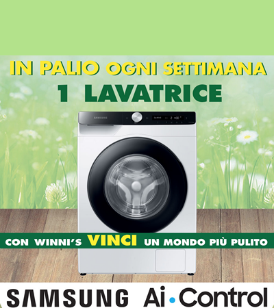 Con Winni S Vinci Una Lavatrice Samsung Concorsi A Premio Soldissimi It