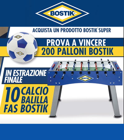 Nuovo concorso Bostik Super - Concorsi a premio 