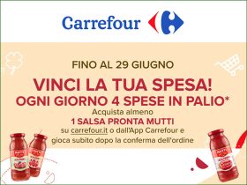 Vinci la spesa con Carrefour e Mutti