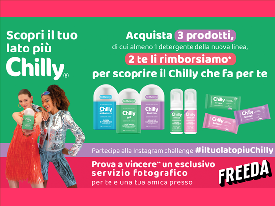 Cashback e concorso a premi Chilly - Coupon e Cashback 