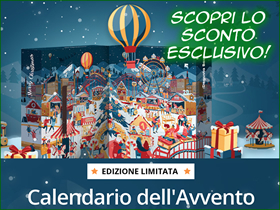 Codice sconto esclusivo Calendario dell'Avvento Degustabox