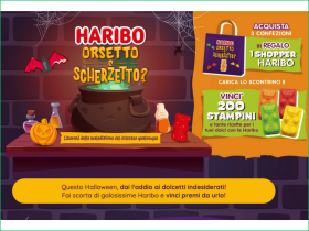 Concorso dolcetto o scherzetto Haribo