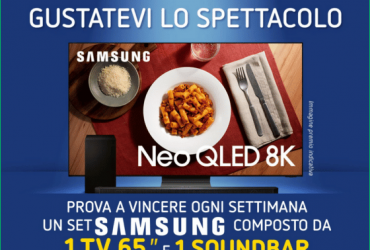 Con Barilla vinci Samsung