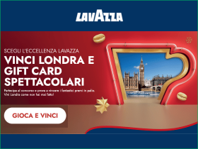 Vinci Londra con Lavazza