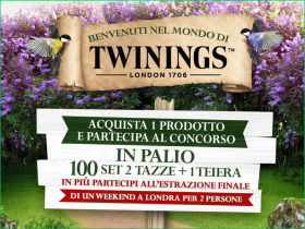 Vinci Londra con Twinings