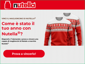 Vinci i maglioncini Nutella 2024