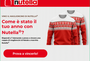 Vinci i maglioncini Nutella 2024