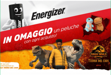 Omaggio Jurassic World con Energizer