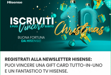 Registrati e vinci con Hisense