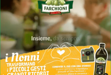 Vinci un anno di olio Farchioni