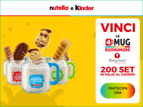 Concorso tazze nutella 2025