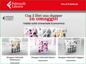 Shopper in omaggio La Feltrinelli