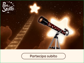 Vinci un telescopio con Pan di Stelle