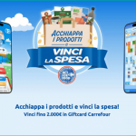 Acchiappa e vinci con Carrefour