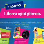 Scegli il premio e vinci con Tampax